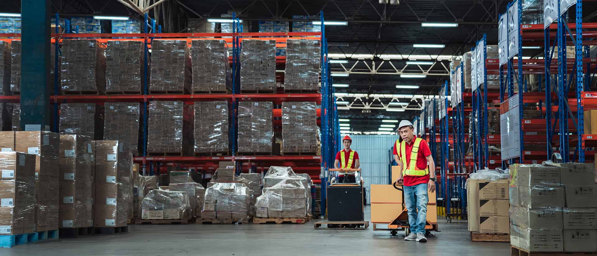warehouse-workers in FTZ